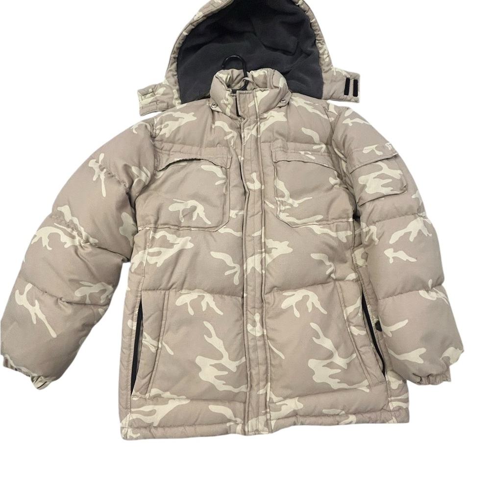Old Navy Camo Puffer Down Filled Winter Jacket XXL Kids (Large Women, Men Med)